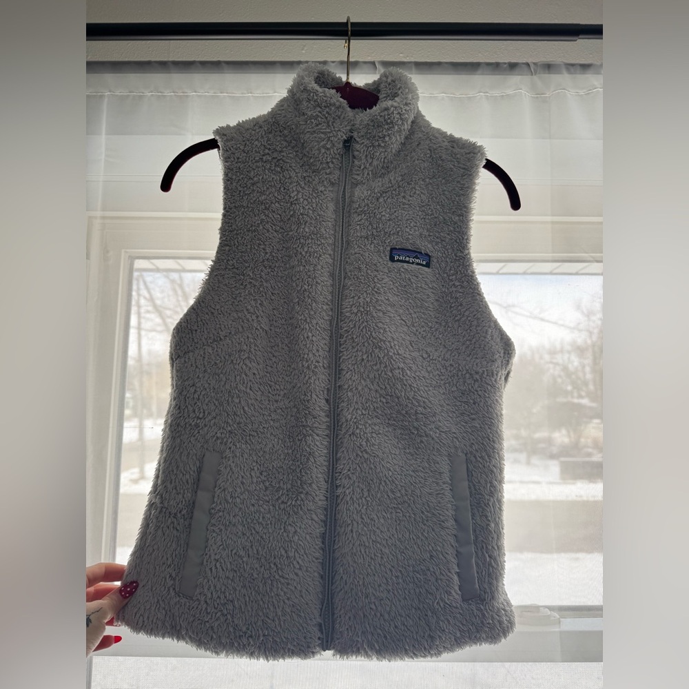 Patagonia Soft Gray Fleece Vest